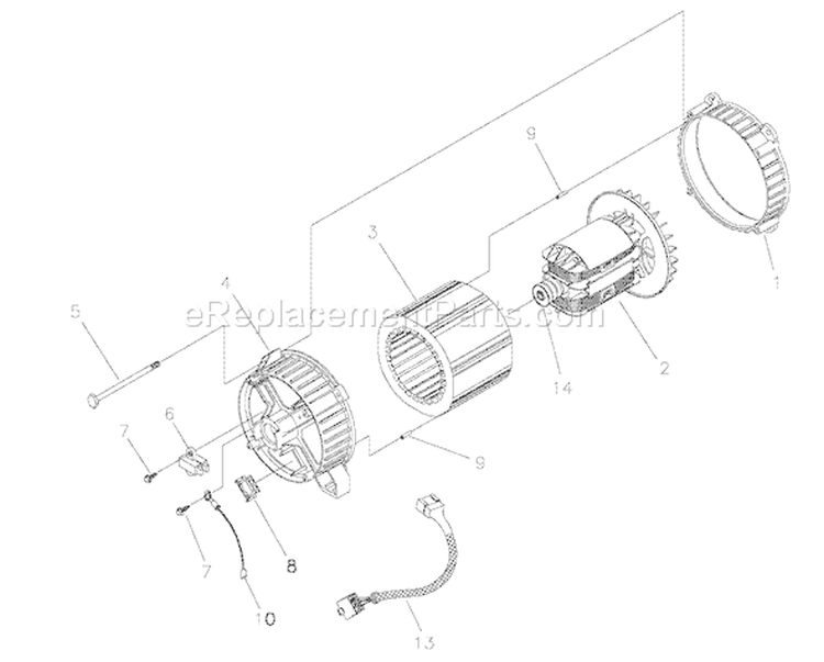 Page A Diagram and Parts List for 030333-0  Briggs and Stratton Generator